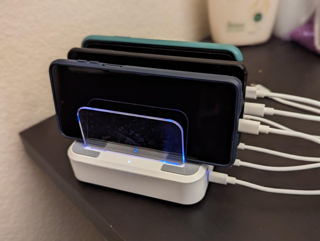 fast charging station for multiple devices